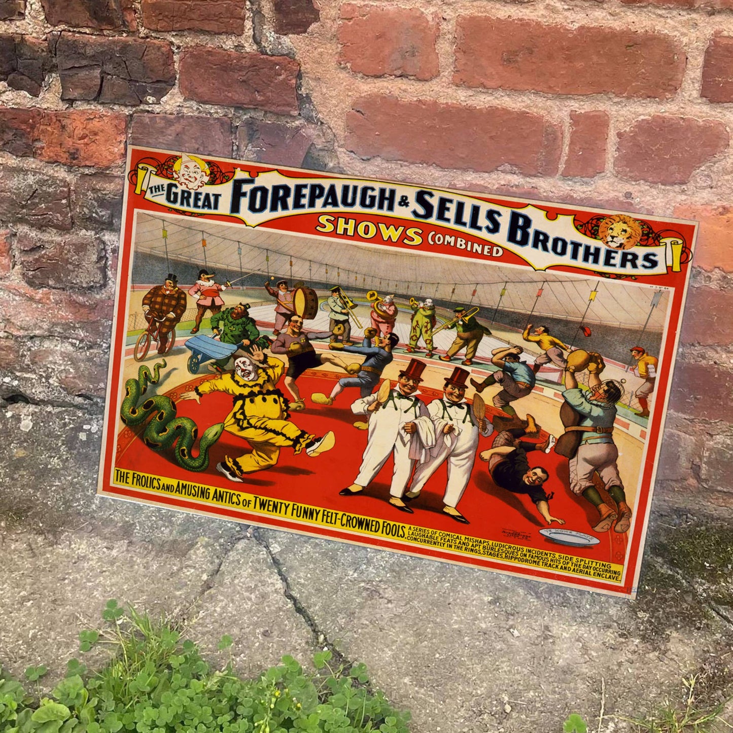 Circus Great Forepaugh & Sells Brothers | Metal Sign