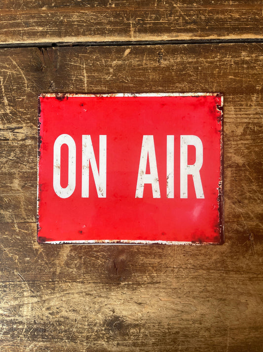 On Air , Music Radio | Metal Travel Wall Sign