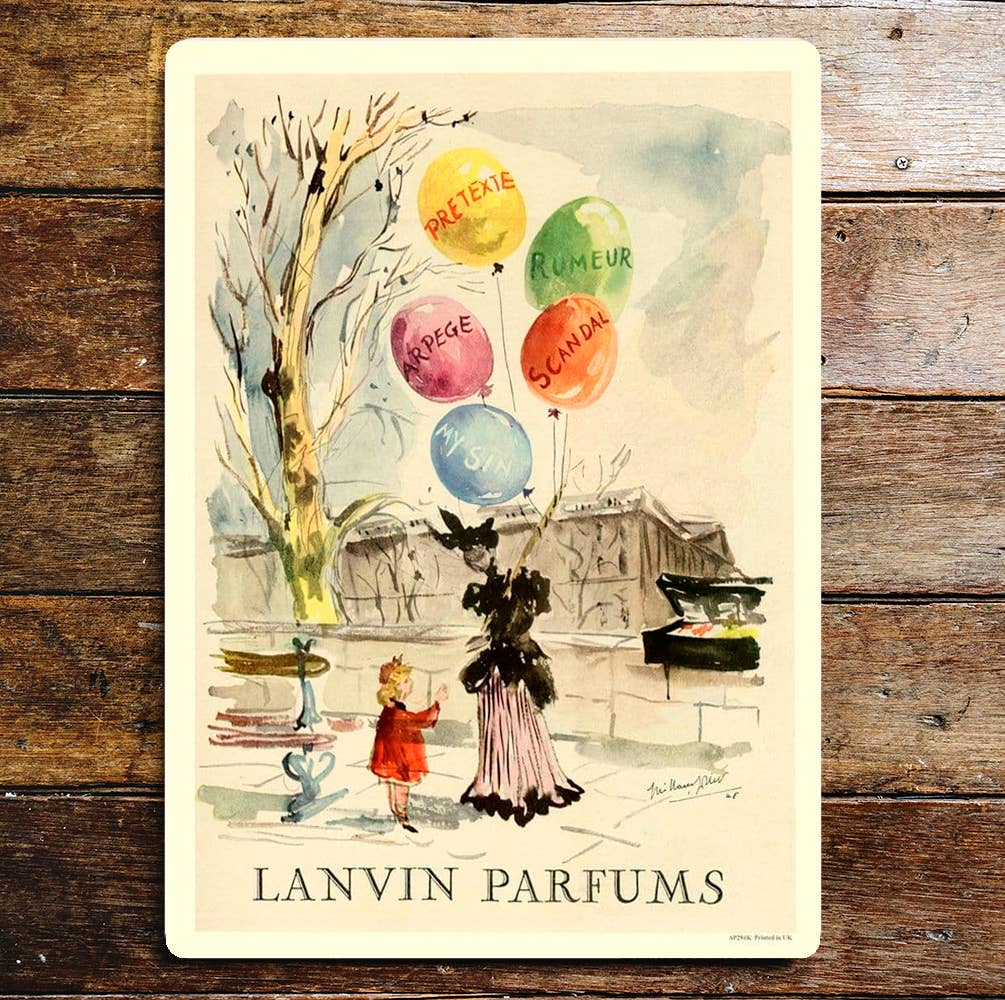 Laven Parfums French Perfume | Metal Sign