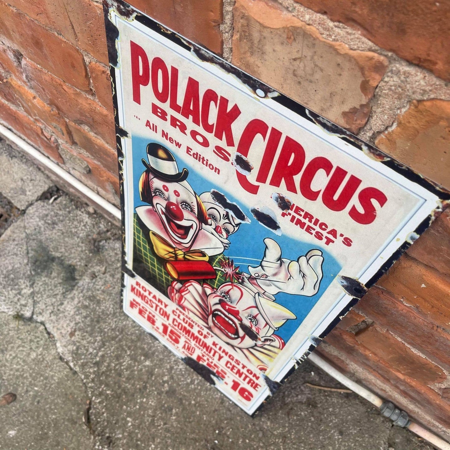 Circus Clowns Poster | Metal Sign