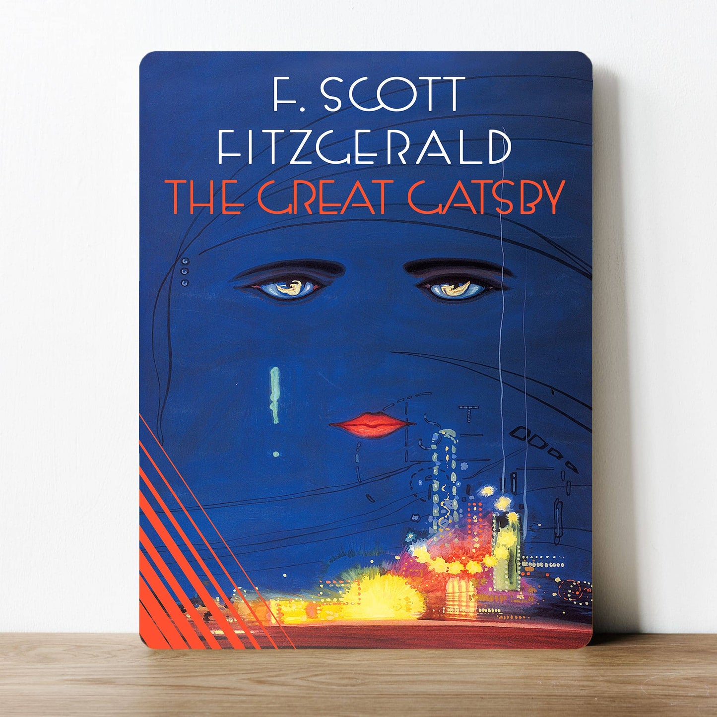 The Great Gatsby Fitzgerald Metal Sign Plaque
