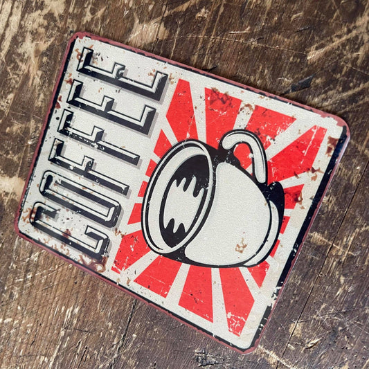 Coffee | Metal Vintage Wall Sign