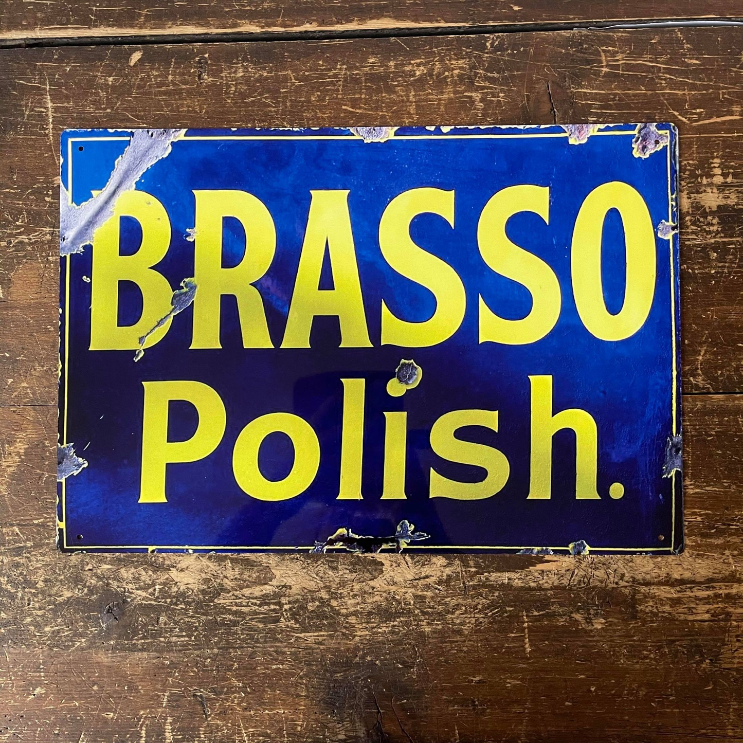 Brasso | Metal Polish | Metal Advertising Wall Sign