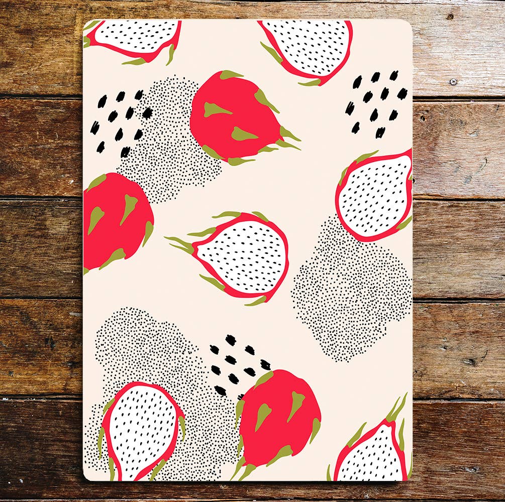 Dragon Fruit Kitchen pattern kitchen | Metal Wall Sign