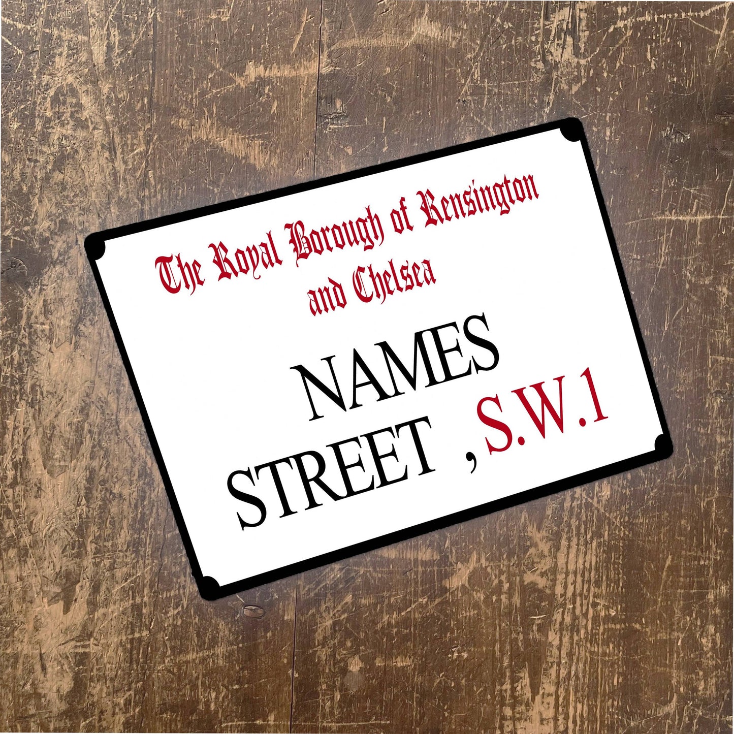 London Street Sign Personalised | Metal Sign