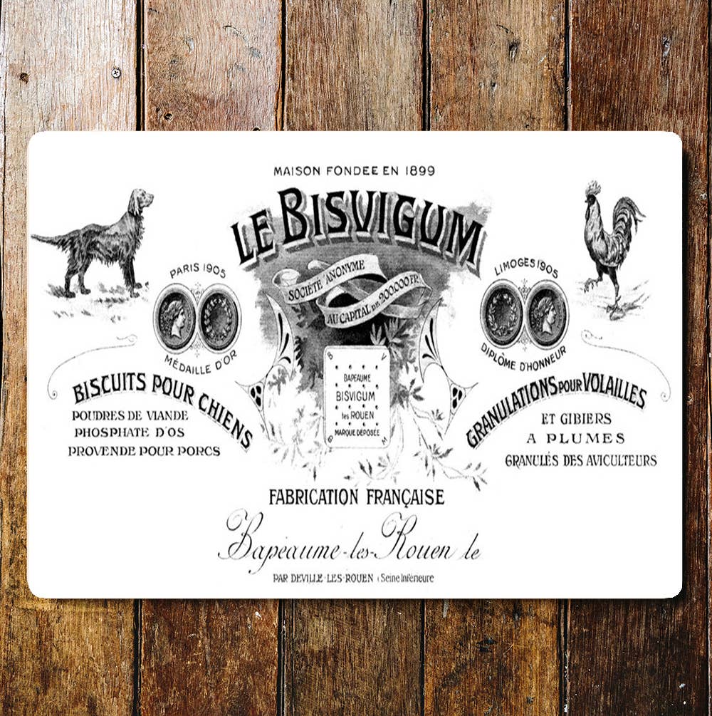 Le Bisvigum Animals | Metal Wall Sign