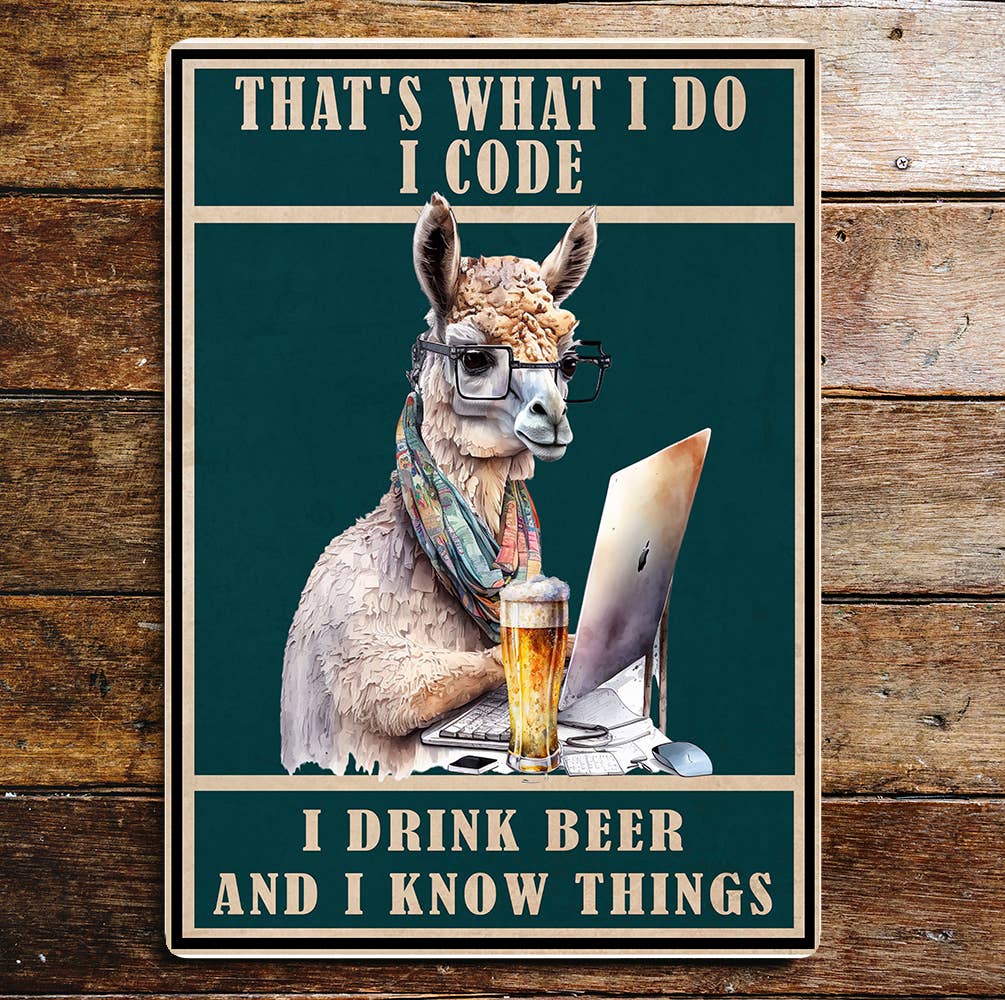 Books Reading student Fun Collage Art | Metal Sign Plaque