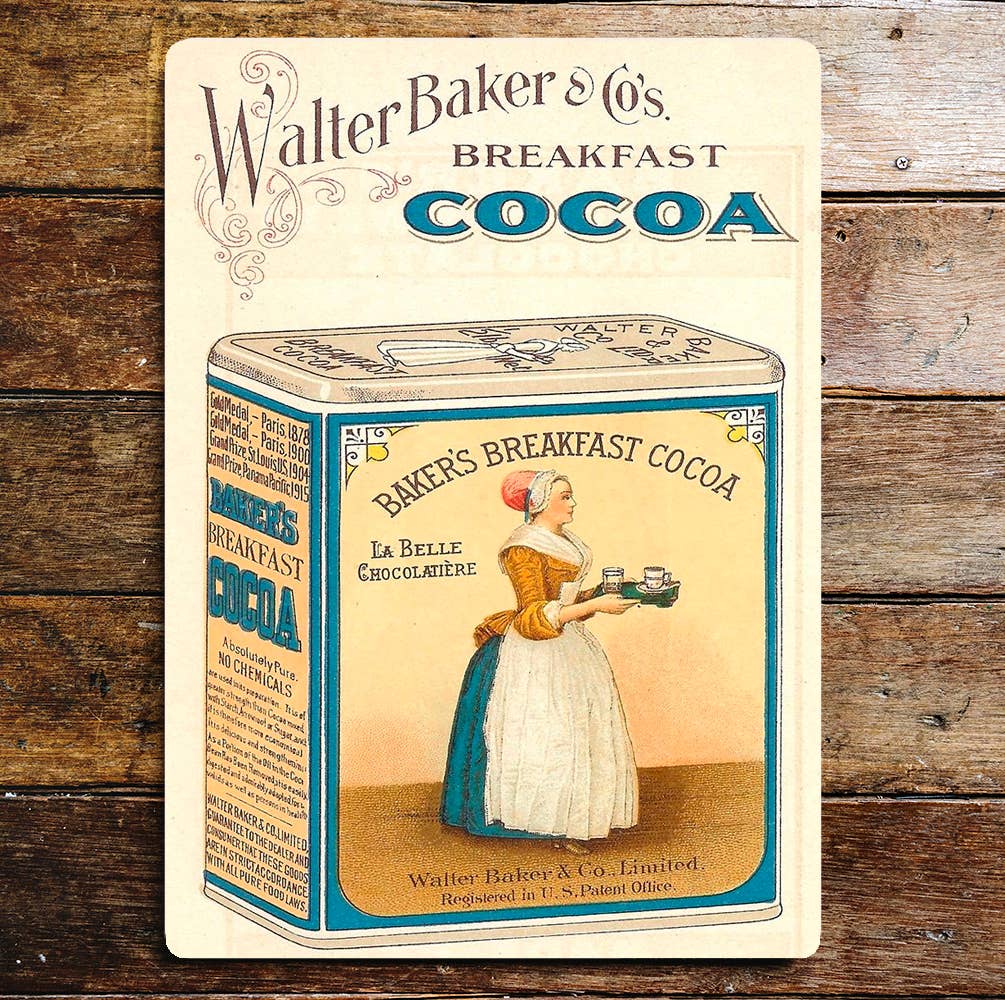 Walter Baker & Co Breakfast Cocoa | Metal Sign