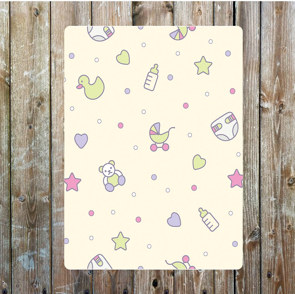 Child baby Nursery art | Metal Sign Plaque
