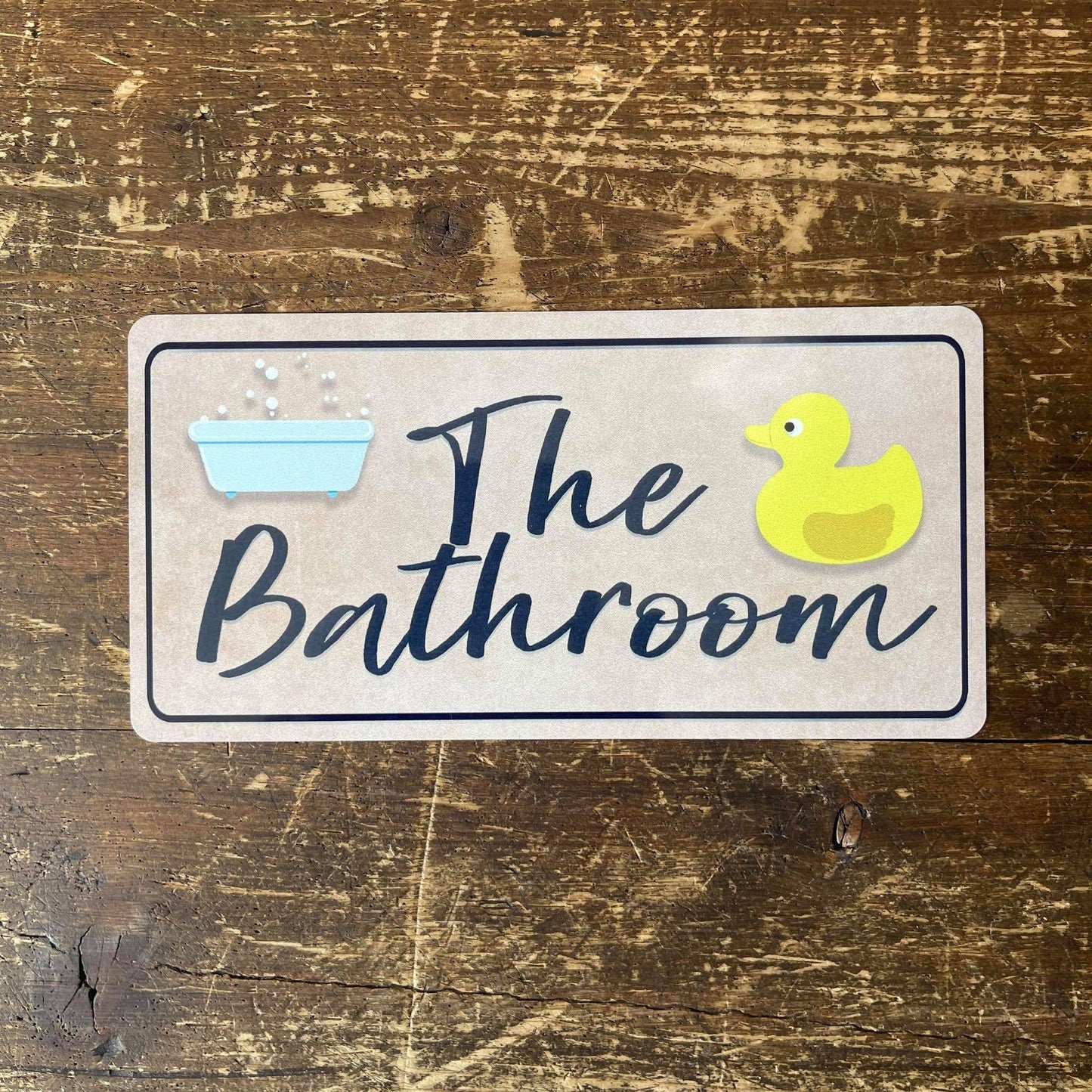 The Bathroom - | Metal Sign Plaque Signs