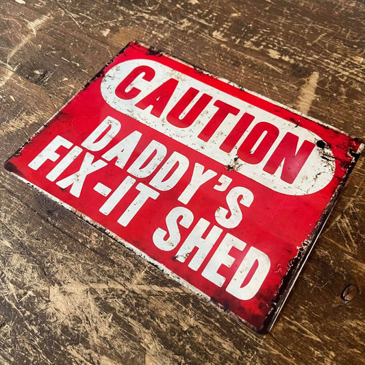 Caution Sign Personalised | Metal Art Wall Sign