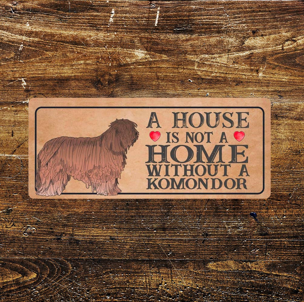 Komondor Dog | Metal Sign Plaque