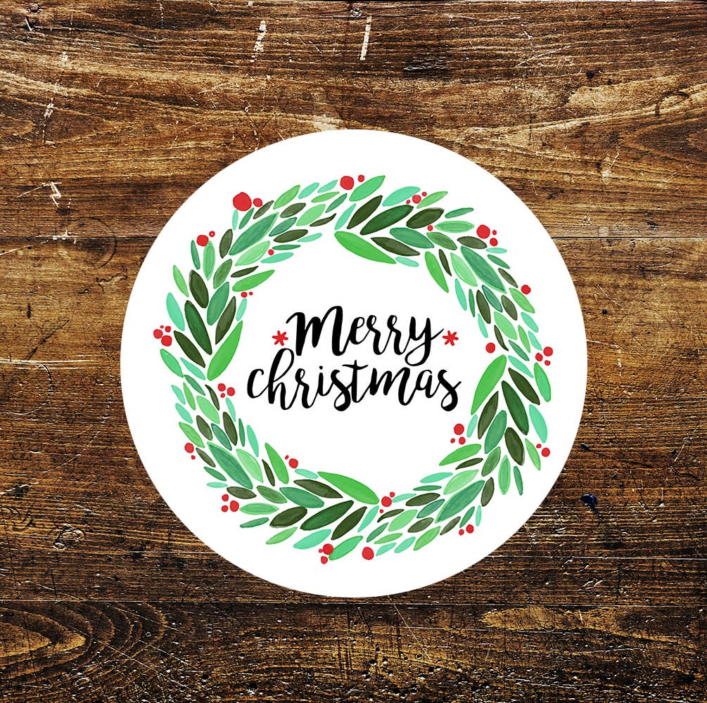 Merry Christmas Fun Notice Circle Metal Sign