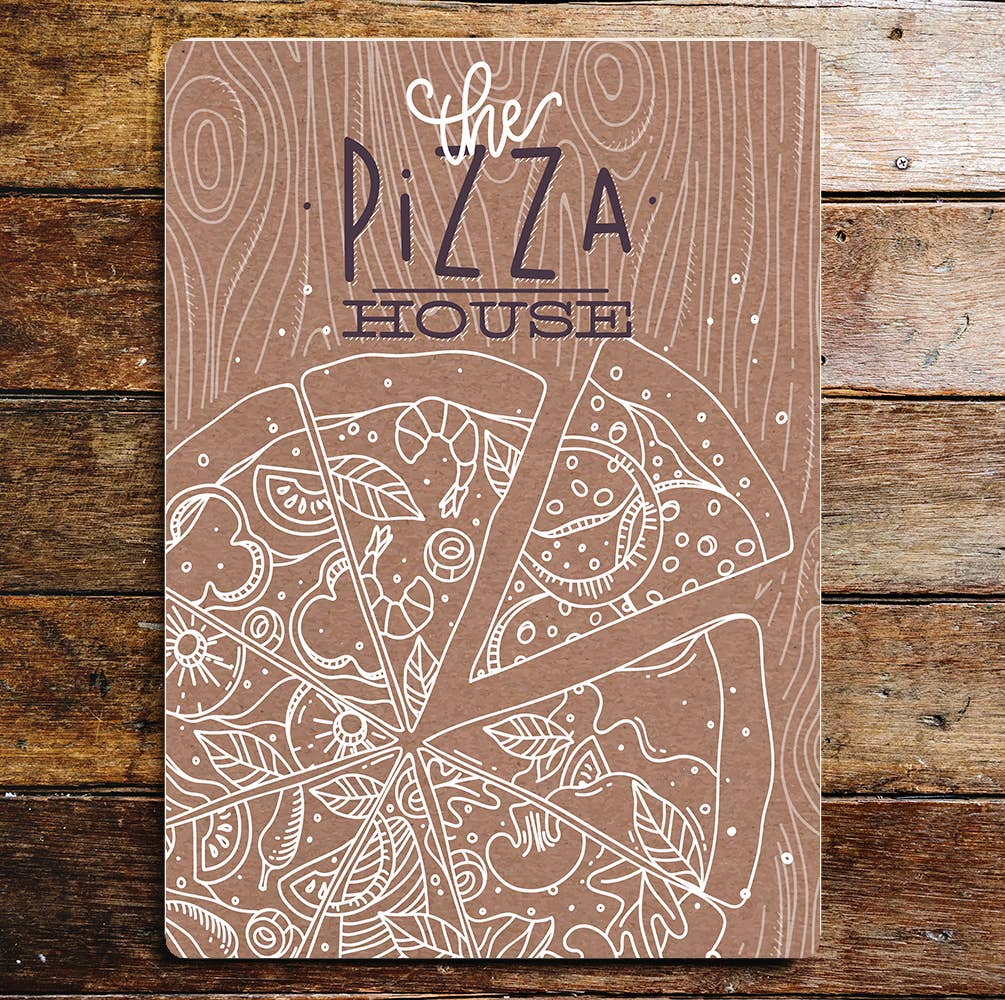 The Pizza House Metal Sign plaque