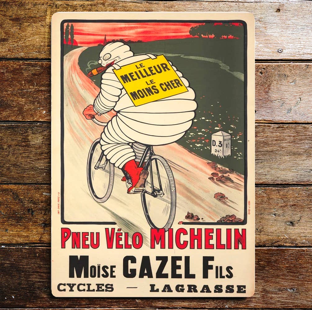 Michelin Tires Bike Le Meilleur Le Moins Cher | Metal Sign