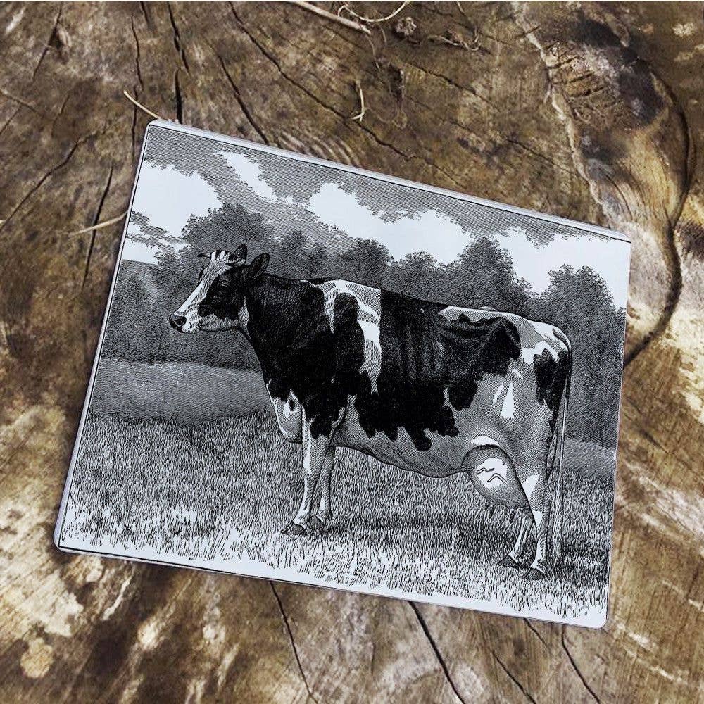 Cow Illustration | Metal Vintage Wall Sign