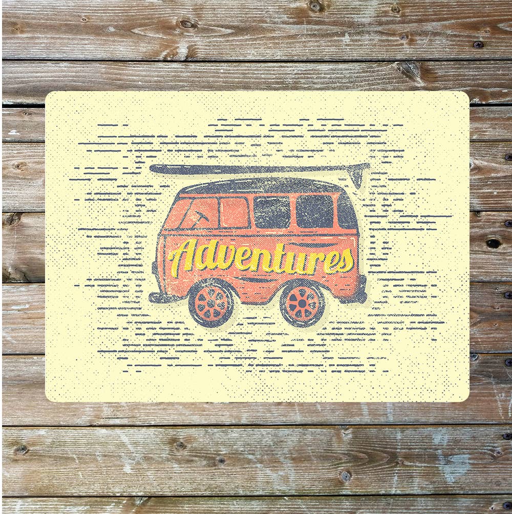 Van art adventures | Metal Sign Plaque