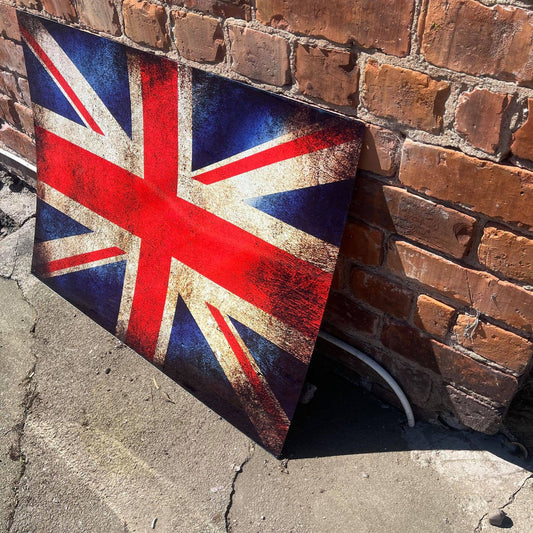 British Union Jack Flag Vintage | Metal Sign