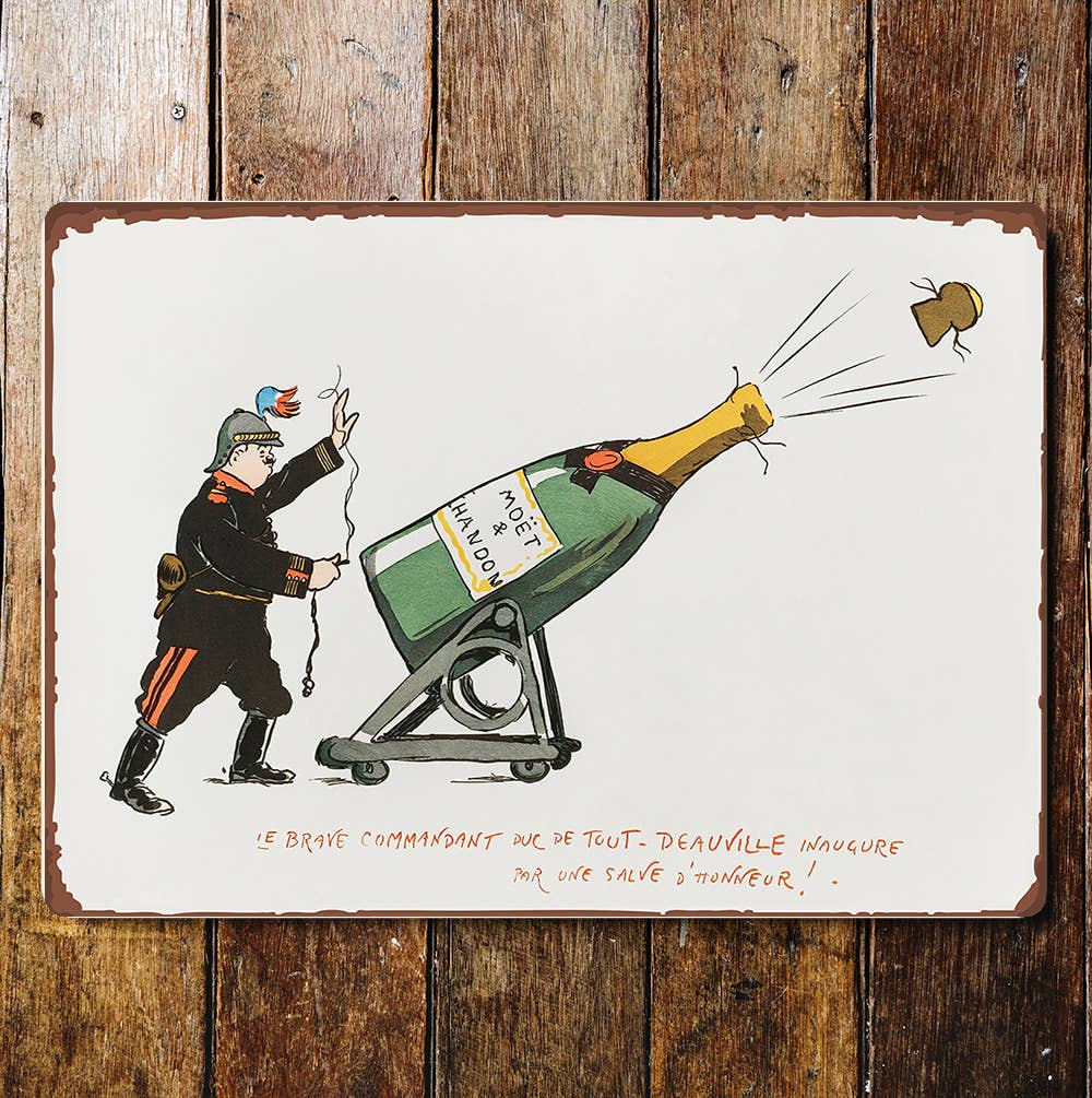Champagne | Metal Sign Plaque
