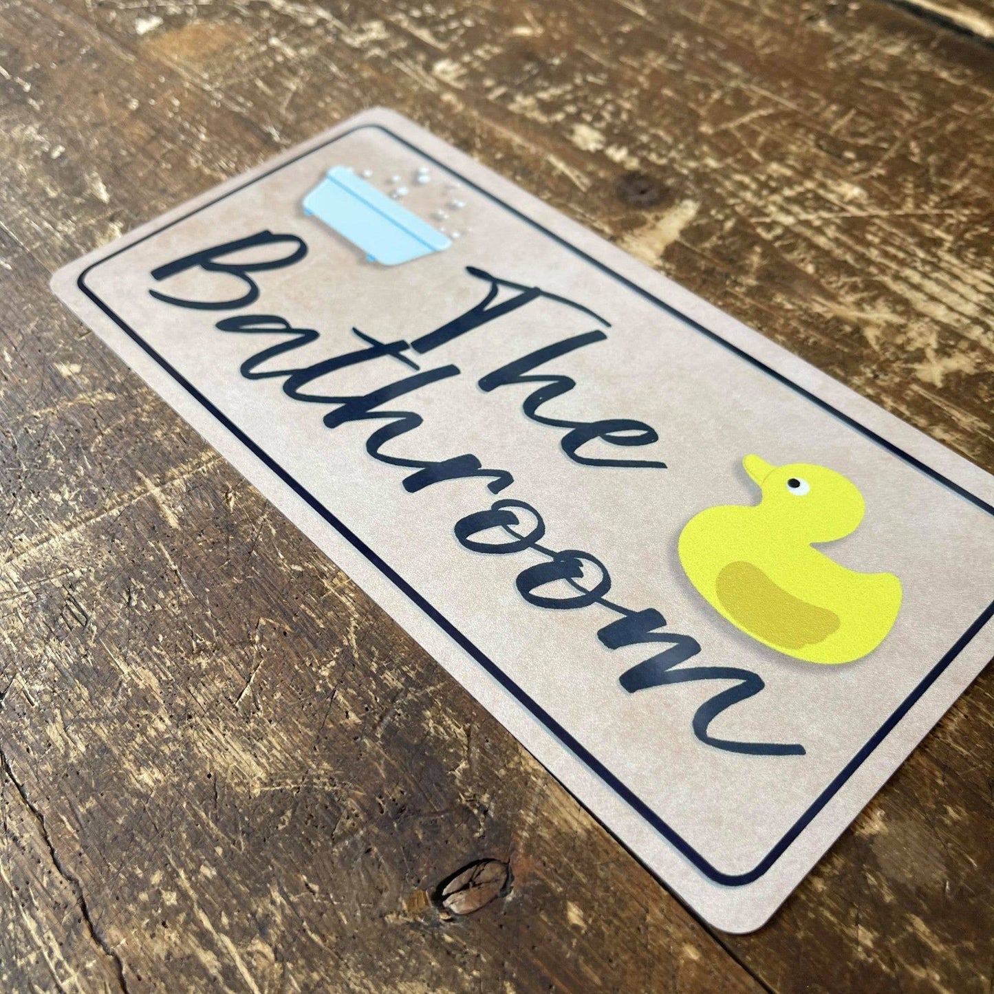 The Bathroom - | Metal Sign Plaque Signs