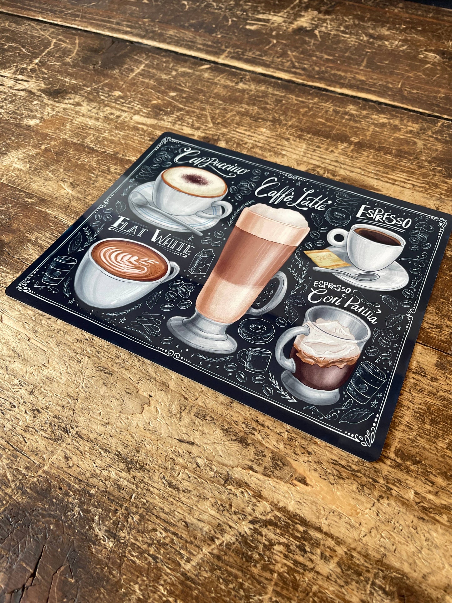 Fresh Roast Coffee Menu 1 | Metal Vintage Wall Sign
