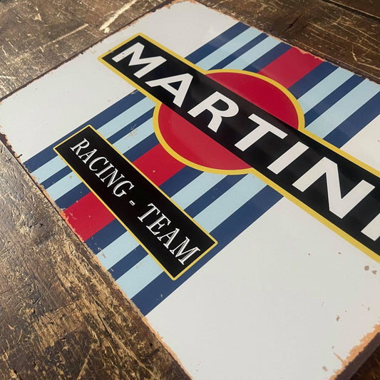 Martini Racing Team | Metal Advertising Wall Sign