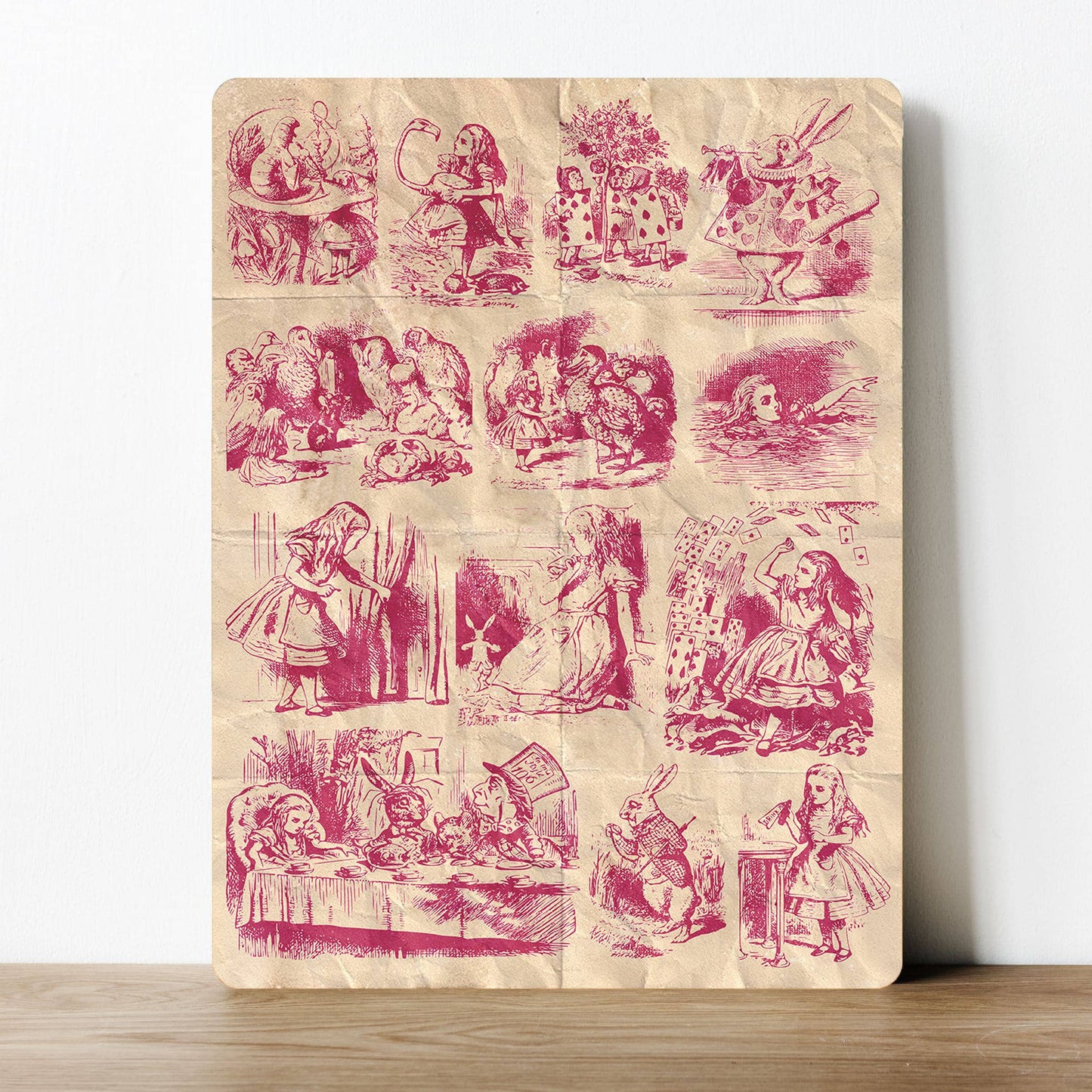 Alice in Wonderland | Metal Sign Plaque