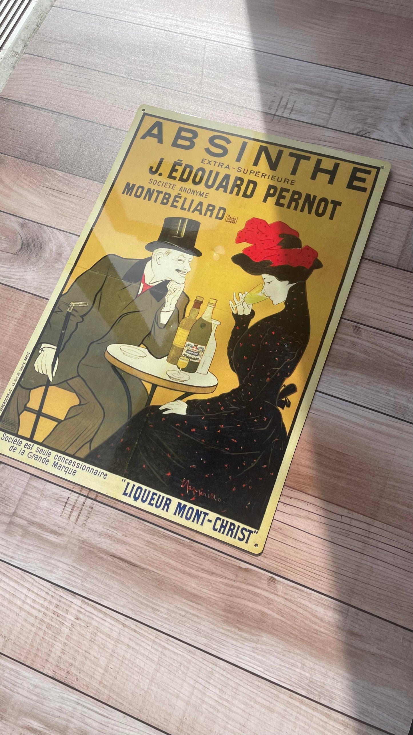 Absinthe J. Edouard Pernot Leonetto Cappiello | Metal Sign