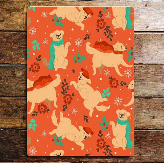 Christmas Pet Art Dogs | Metal Sign Plaque
