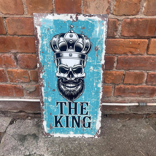 The King Skull | Metal Sign