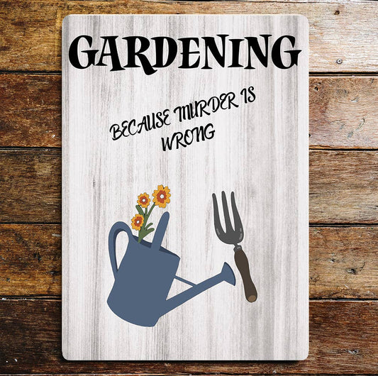 Love Gardening Lifestyle Art | Metal Sign Plaque