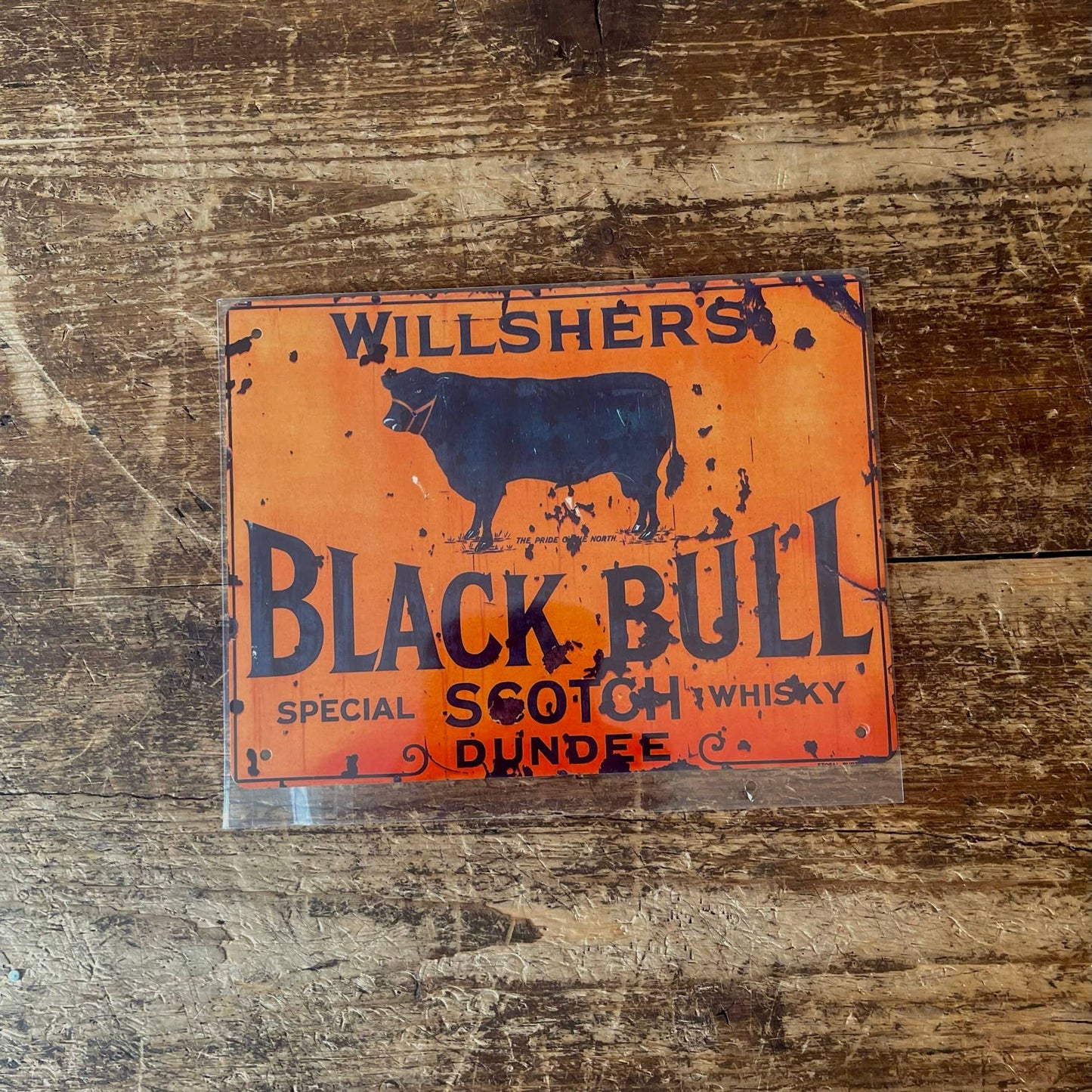 Black Bull Scotch Farmhouse | Metal Advertising Wall Sign