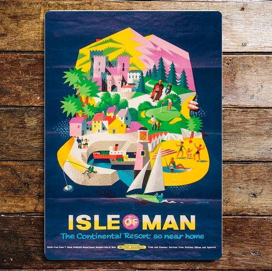 Isle Of Man Travel | Metal Travel Wall Sign