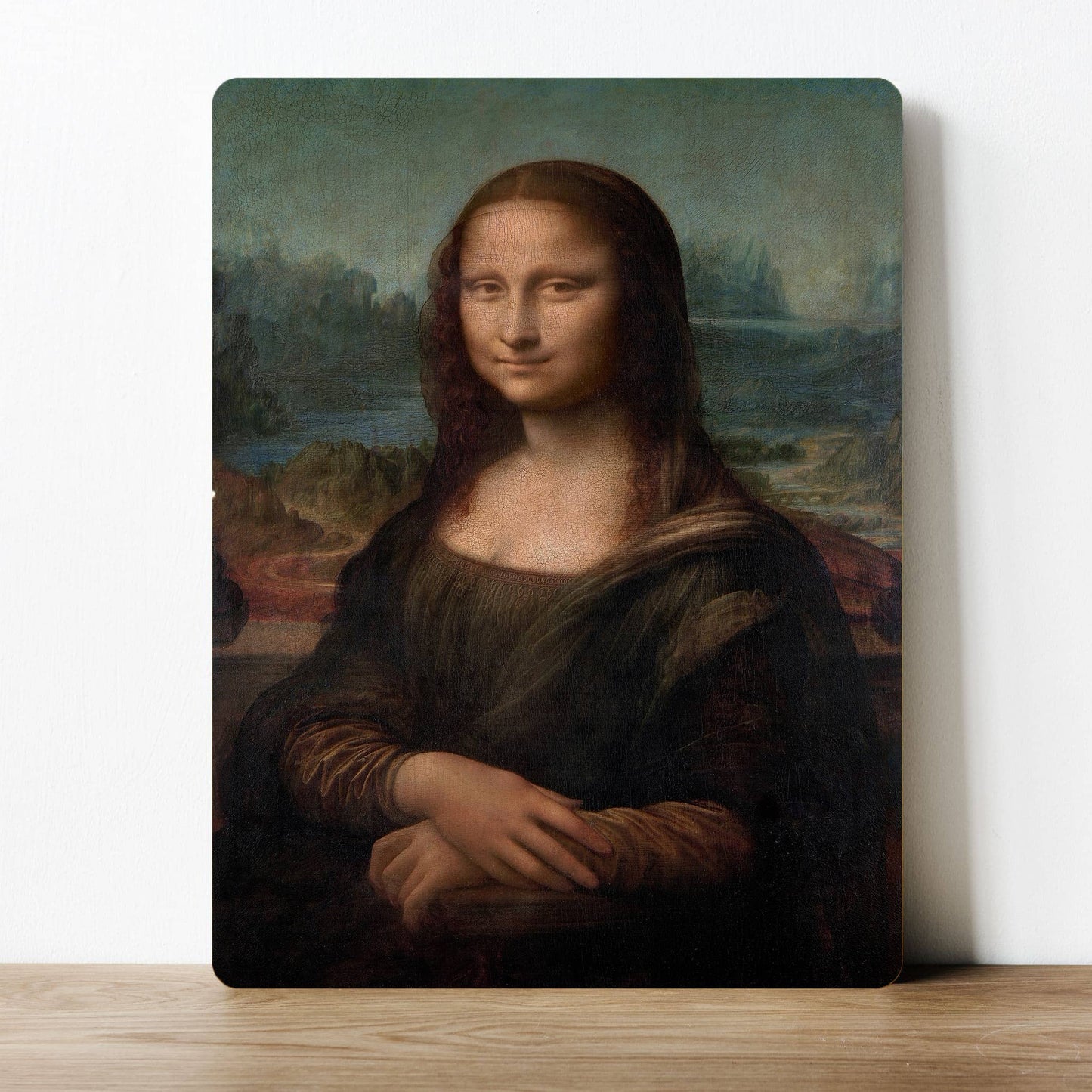 Mona Lisa Famous Painting Art | Metal Sign Plaque