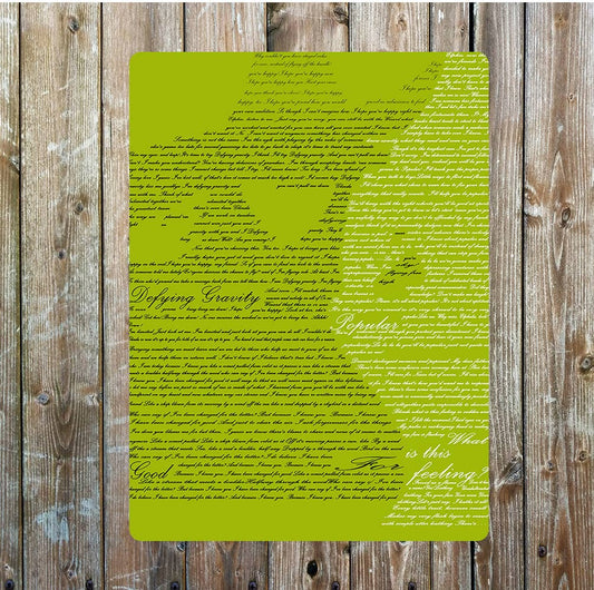 Silhouette Wicked witch Metal Sign Plaque