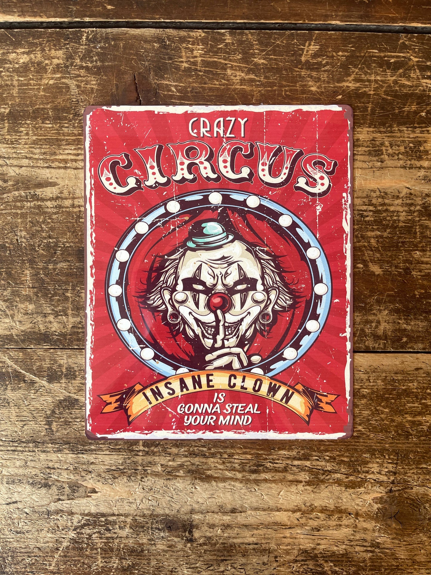 Crazy Circus | Metal Sign Plaque
