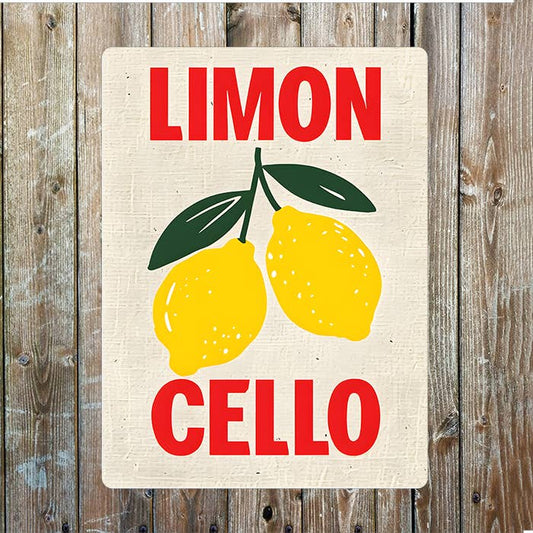 limon cello limoncello Kitchen | Metal Sign Plaque