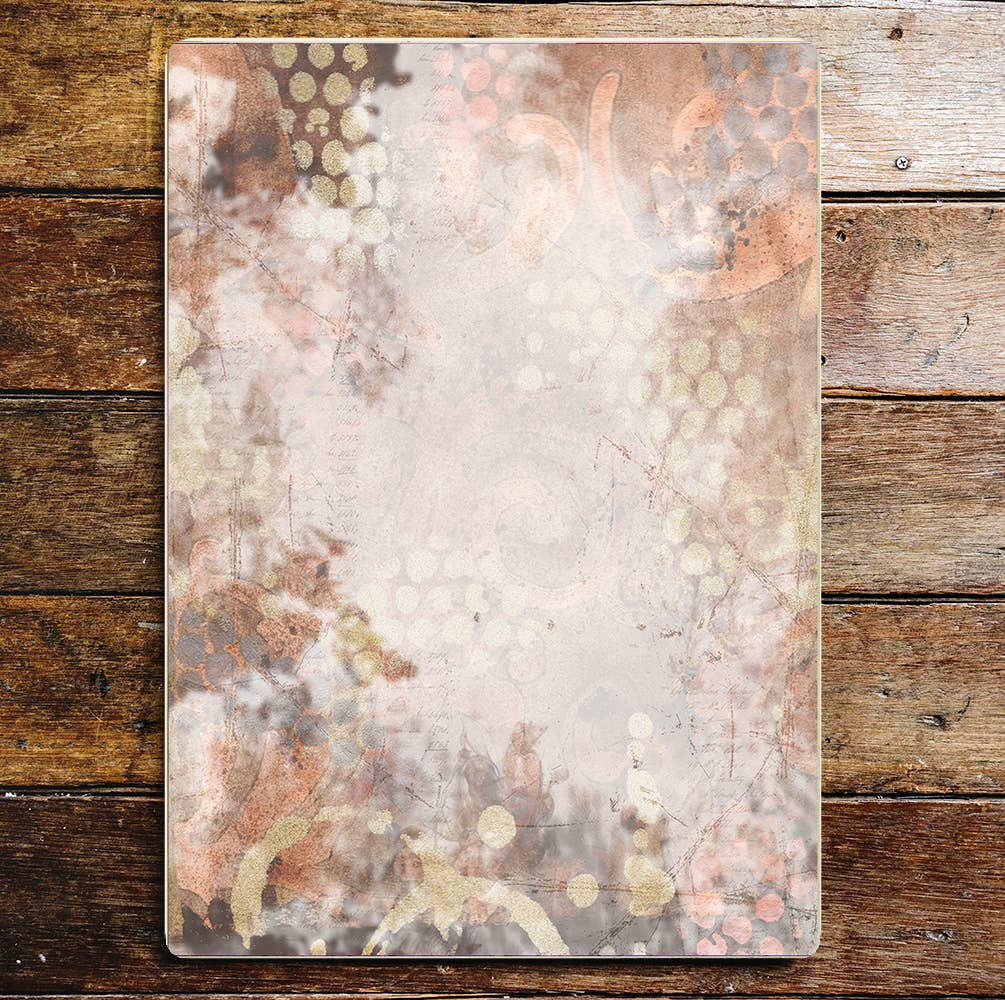 Marbel Effect Pattern Pink | Metal Sign Plaque