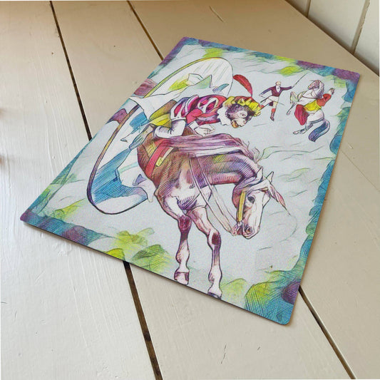 Wonders Of The Circus Horse | Metal Wall Sign