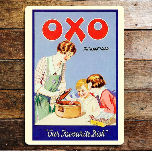 Oxo Cube Our Favourite Dish | Metal Sign