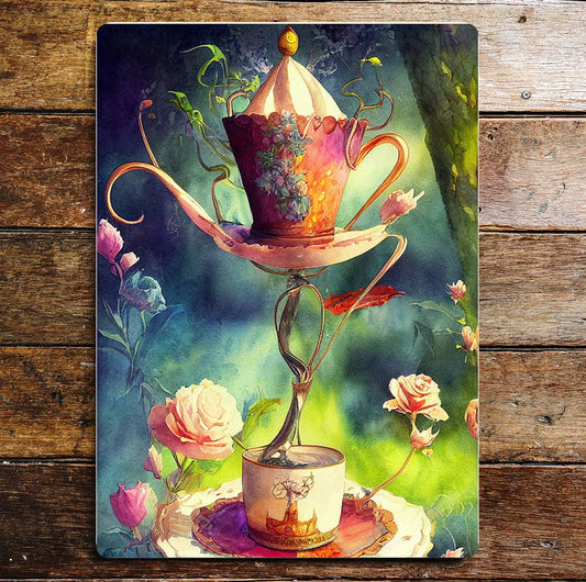 Wonder land queen wall art | Metal Sign Plaque
