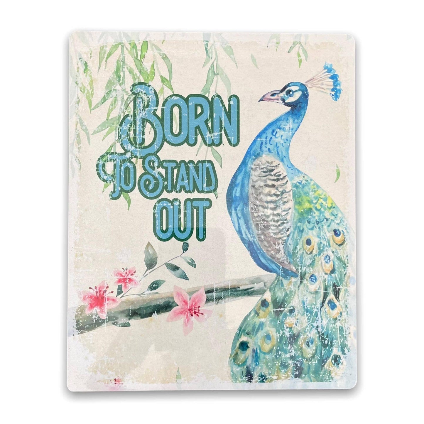 Born to stand out Tin Sign | Metal Sign Plaque