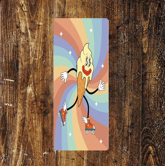 Ice Cream Melt Colourful Bright Art | Metal Sign
