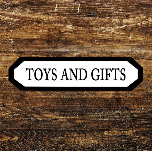 Toys & Gifts Metal Long Sign Plaque