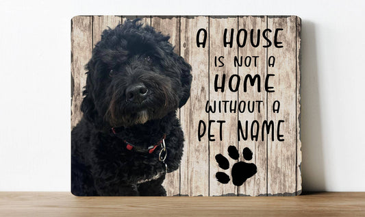A home not without Pet Dog Cat Custom | Metal Wall Sign