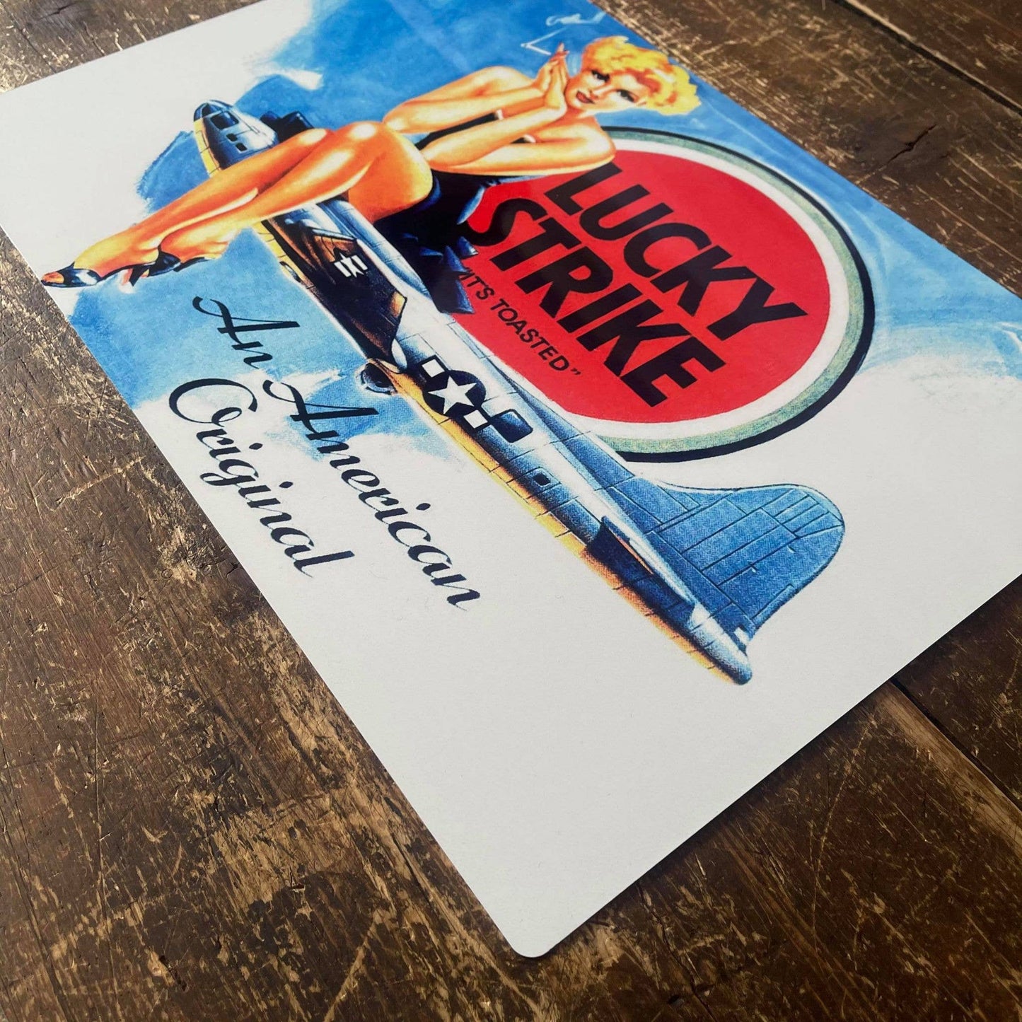 Lucky Strike American | Metal Wall Sign