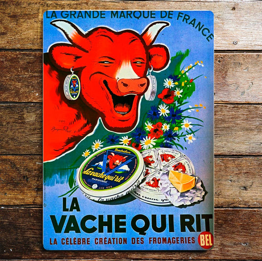 French Cheese La Vache Quirit | Metal Sign