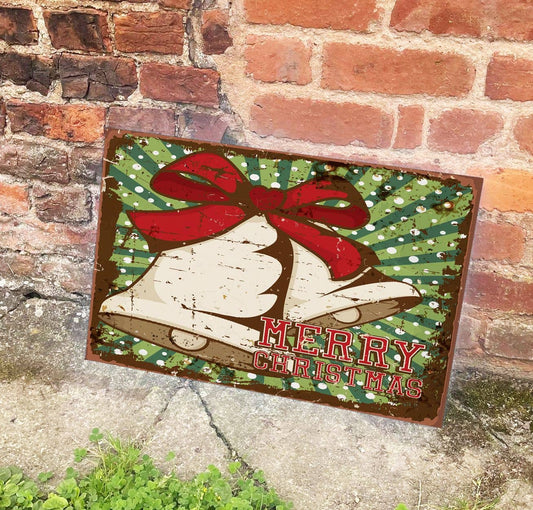 Bells Christmas | Metal Vintage Wall Sign