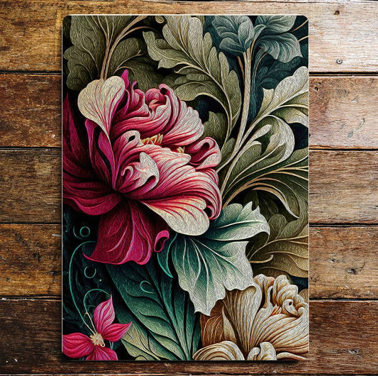 Floral | Metal Sign Plaque