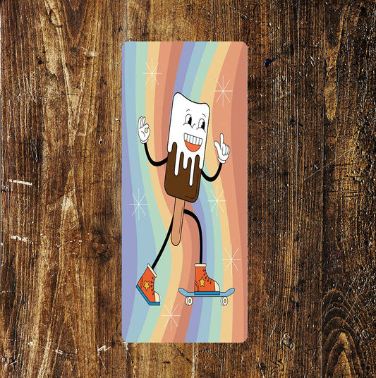 Ice Lolly Peace Man Colourful Bright Art | Metal Sign